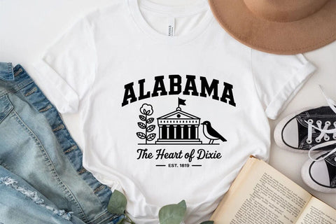 Alabama The Heart Of Dixie Est. 1819 SVG Angelina750 