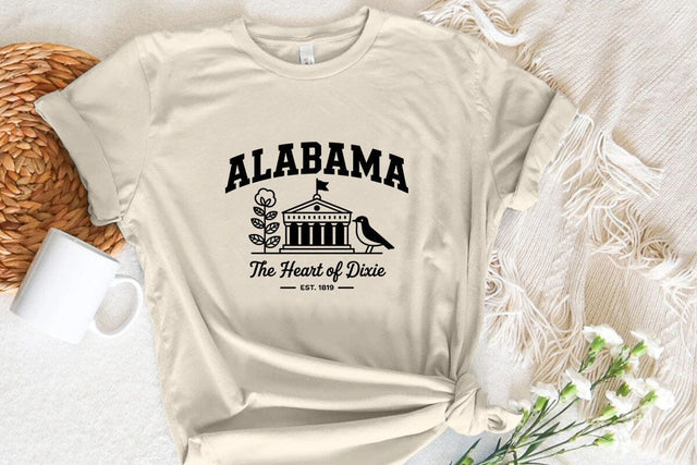 Alabama The Heart Of Dixie Est. 1819 SVG Angelina750 