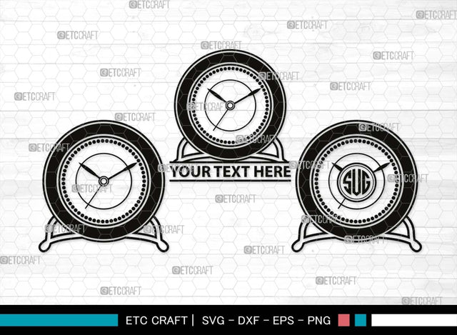 Alarm Clock Monogram, Alarm Clock Silhouette, Alarm Clock SVG, Morning Clock Svg, Vintage Alarm Clock Svg, Ringing Clock Svg, Old Alarm Clock Svg, SB00512 SVG ETC Craft 