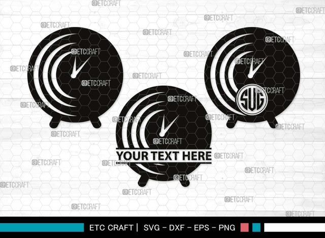 Alarm Clock Monogram, Alarm Clock Silhouette, Alarm Clock SVG, Morning Clock Svg, Vintage Alarm Clock Svg, Ringing Clock Svg, Old Alarm Clock Svg, SB00512 SVG ETC Craft 