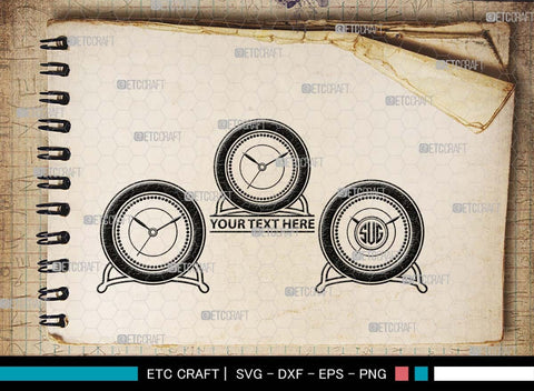 Alarm Clock Monogram, Alarm Clock Silhouette, Alarm Clock SVG, Morning Clock Svg, Vintage Alarm Clock Svg, Ringing Clock Svg, Old Alarm Clock Svg, SB00512 SVG ETC Craft 