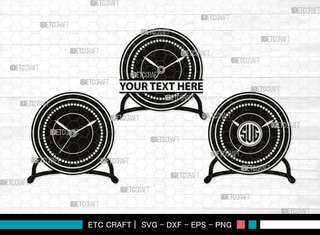 Alarm Clock Monogram, Alarm Clock Silhouette, Alarm Clock SVG, Morning Clock Svg, Vintage Alarm Clock Svg, Ringing Clock Svg, Old Alarm Clock Svg, SB00512 SVG ETC Craft 