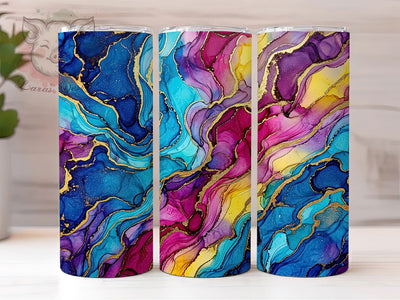 Alcohol Ink Abstract 20oz Tumbler, Alcohol Ink Abstract, Alcohol Ink Tumbler, Abstract Tumbler, Alcohol Ink PNG, Abstract Ink PNG, Ink Tumbler Wrap, 20oz Tumbler Wrap Sublimation Lara' s Designs 