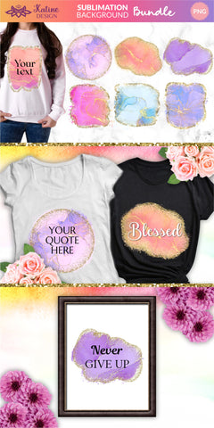 Alcohol Ink Brush Stroke Sublimation Background Designs PNG, Sublimation Background Bundle, paint brush png, Paint splash, paint blotches, gold geometric frame, alcohol ink backgrounds, alcohol ink sublimation, sublimation backsplash Sublimation KatineDesign 