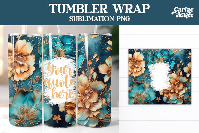 Alcohol Ink Tumbler Wrap Sublimation Sublimation Carla C Designs 
