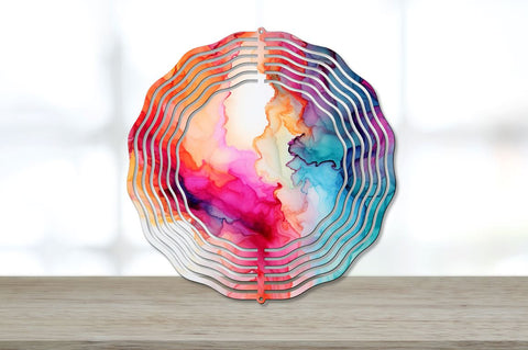 Alcohol Ink Wind Spinner Sublimation Designs Bundle Sublimation Regulrcrative 