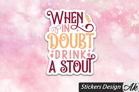 Alcohol Stickers SVG Bundle SVG akazaddesign 