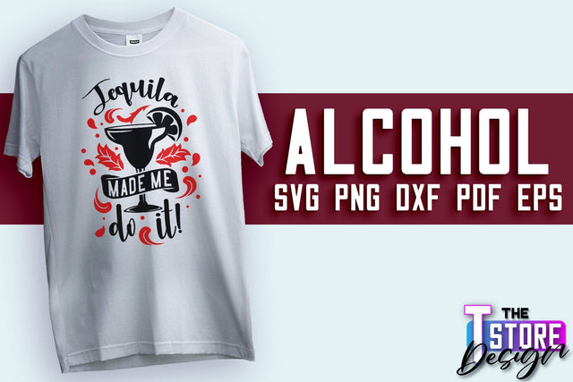 Alcohol SVG Design | Wine SVG Quotes | Party SVG Quotes v.1 SVG The T Store Design 