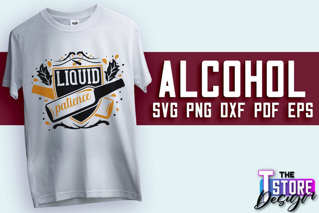 Alcohol SVG Design | Wine SVG Quotes | Party SVG Quotes v.1 SVG The T Store Design 