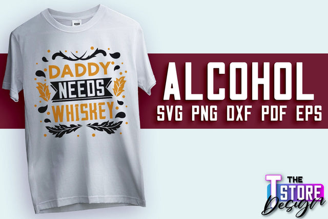 Alcohol SVG Design | Wine SVG Quotes | Party SVG Quotes v.1 SVG The T Store Design 