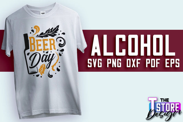 Alcohol SVG Design | Wine SVG Quotes | Party SVG Quotes v.1 SVG The T Store Design 