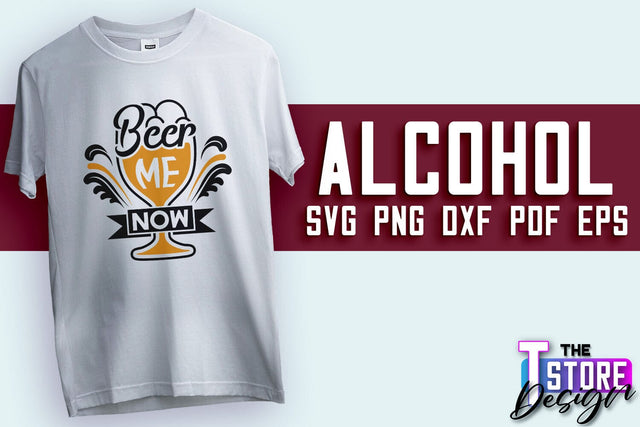 Alcohol SVG Design | Wine SVG Quotes | Party SVG Quotes v.1 SVG The T Store Design 