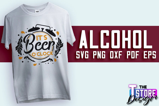 Alcohol SVG Design | Wine SVG Quotes | Party SVG Quotes v.1 SVG The T Store Design 