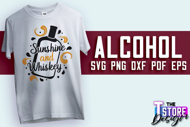Alcohol SVG Design | Wine SVG Quotes | Party SVG Quotes v.1 SVG The T Store Design 