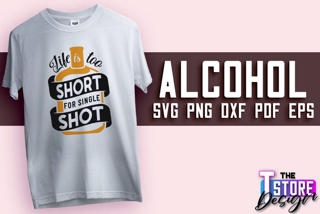 Alcohol SVG Design | Wine SVG Quotes | Party SVG Quotes v.2 SVG The T Store Design 