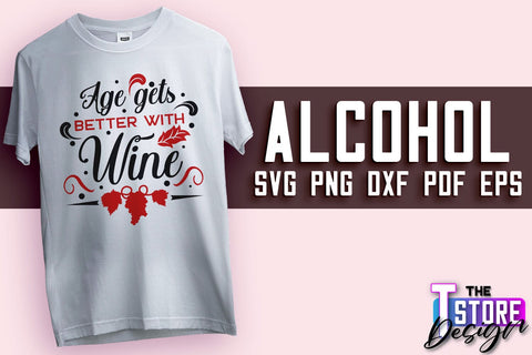 Alcohol SVG Design | Wine SVG Quotes | Party SVG Quotes v.2 SVG The T Store Design 