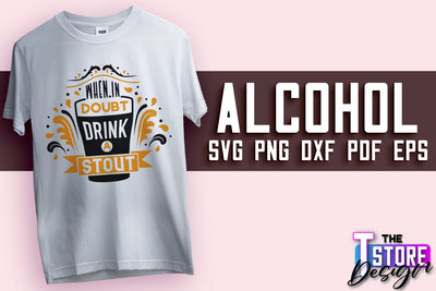 Alcohol SVG Design | Wine SVG Quotes | Party SVG Quotes v.2 SVG The T Store Design 