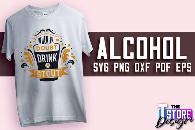 Alcohol SVG Design | Wine SVG Quotes | Party SVG Quotes v.2 SVG The T Store Design 