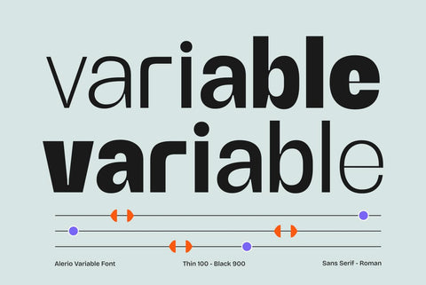 Alerio – Variable Font Font Zeenesia Std 