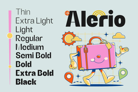 Alerio – Variable Font Font Zeenesia Std 