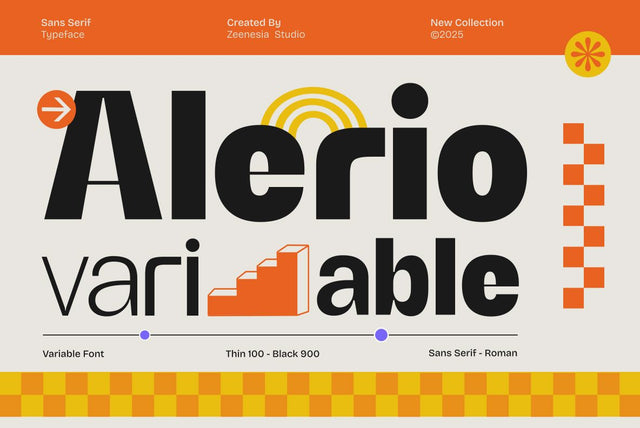 Alerio – Variable Font Font Zeenesia Std 