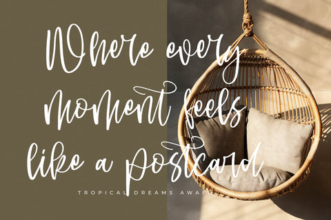 Alessandra Flowstar - Modern Handwritten Script Font Letterena Studios 