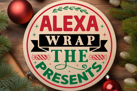Alexa wrap the presents SVG Angelina750 