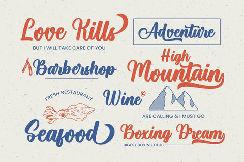 Alexandria Font Mozarella 