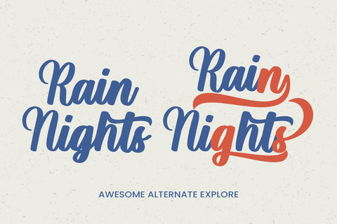 Alexandria Font Mozarella 