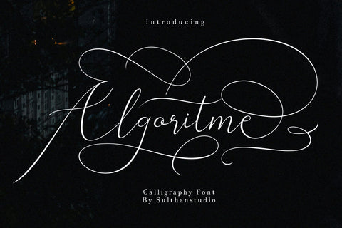 Algoritme Font Sulthan studio 