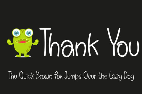 Alien at School Font Supersemar Letter 