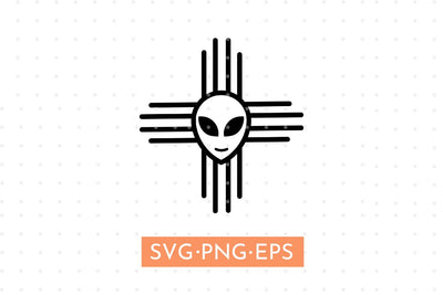Alien New Mexico Zia Svg SVG MaiaLunaDesign 