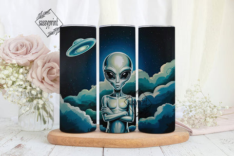 Alien Space Odyssey Tumbler Wrap Sublimation sassyprint 