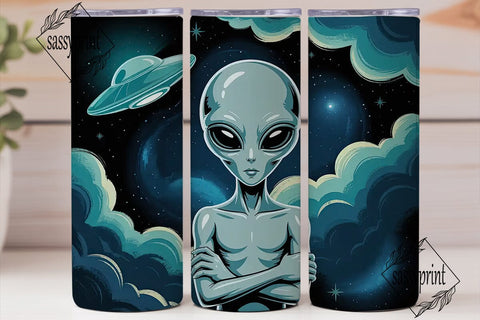 Alien Space Odyssey Tumbler Wrap Sublimation sassyprint 