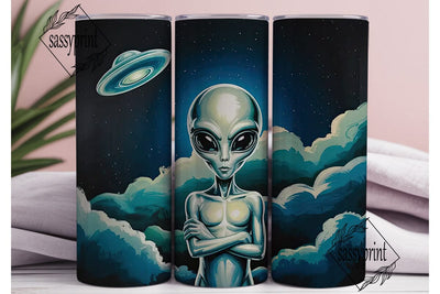 Alien Space Odyssey Tumbler Wrap Sublimation sassyprint 
