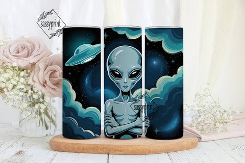Alien Space Odyssey Tumbler Wrap Sublimation sassyprint 