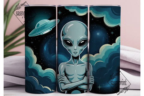 Alien Space Odyssey Tumbler Wrap Sublimation sassyprint 