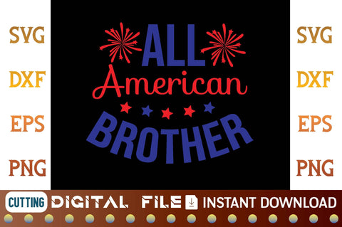 All American brother svg SVG designer krishna 