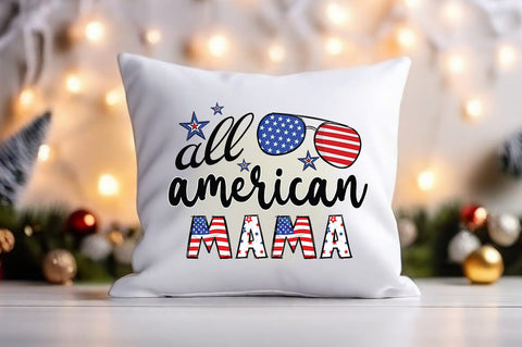 All American mama PNG Design Sublimation Designangry 