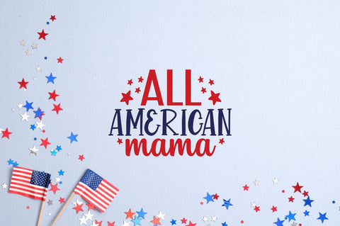 All american mama SVG Design SVG Designangry 