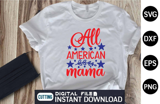 All American Mama svg SVG designer krishna 