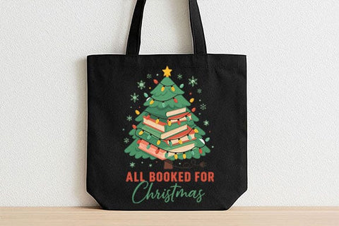 All Booked Christmas Sublimation PNG SVG BillahCrafts 