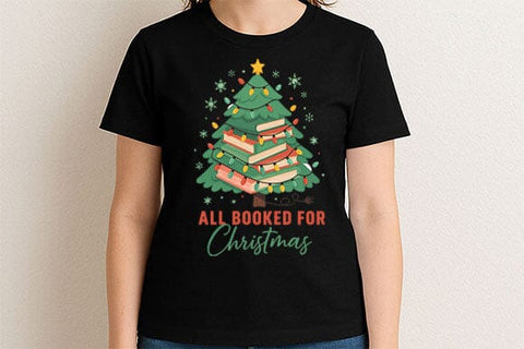 All Booked Christmas Sublimation PNG SVG BillahCrafts 