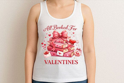 All Booked for Valentines Book Lover PNG SVG BillahCrafts 