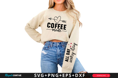 All day every day Sleeve SVG Design, Inspirational sleeve SVG, Motivational Sleeve SVG Design, Positive Sleeve SVG SVG Regulrcrative 