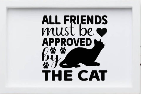 All friends must be approved by the cat SVG Angelina750 