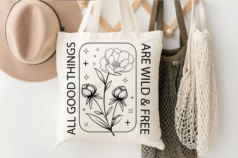 all good things are wild & free SVG Design SVG Regulrcrative 