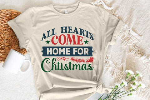 All Hearts Come Home For Chtistmas SVG Angelina750 