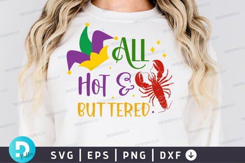 All hot & buttered SVG Design SVG Regulrcrative 