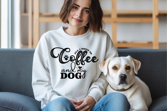 All I Need is Coffee and My Dog SVG orpitasn 